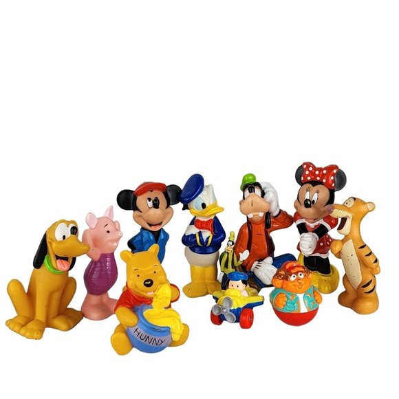 Bundle Disney Characters Toys, Mickey, Goofy, Minnie Mouse, Donald Duck, W548-10 - Picture 1 of 8